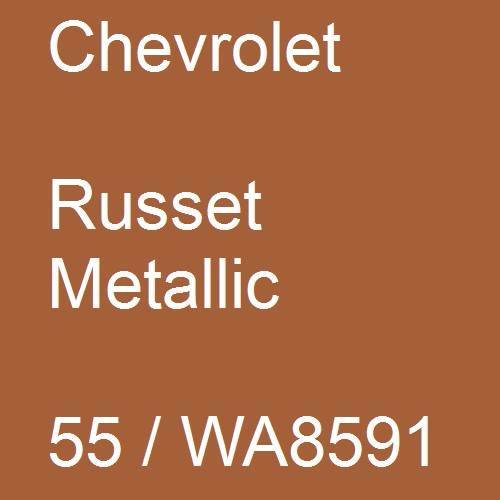 Chevrolet, Russet Metallic, 55 / WA8591.